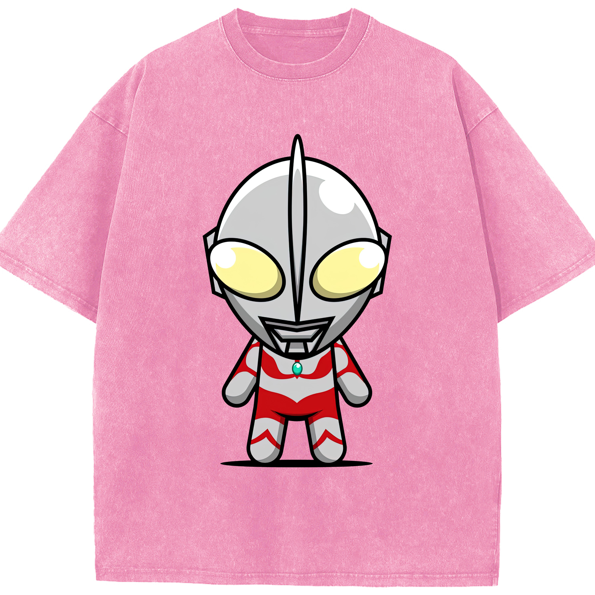 （画像用） ウルトラマン Ultraman 綿100% ヴィンテージ風 半袖Tシャツ（フロントプリント）